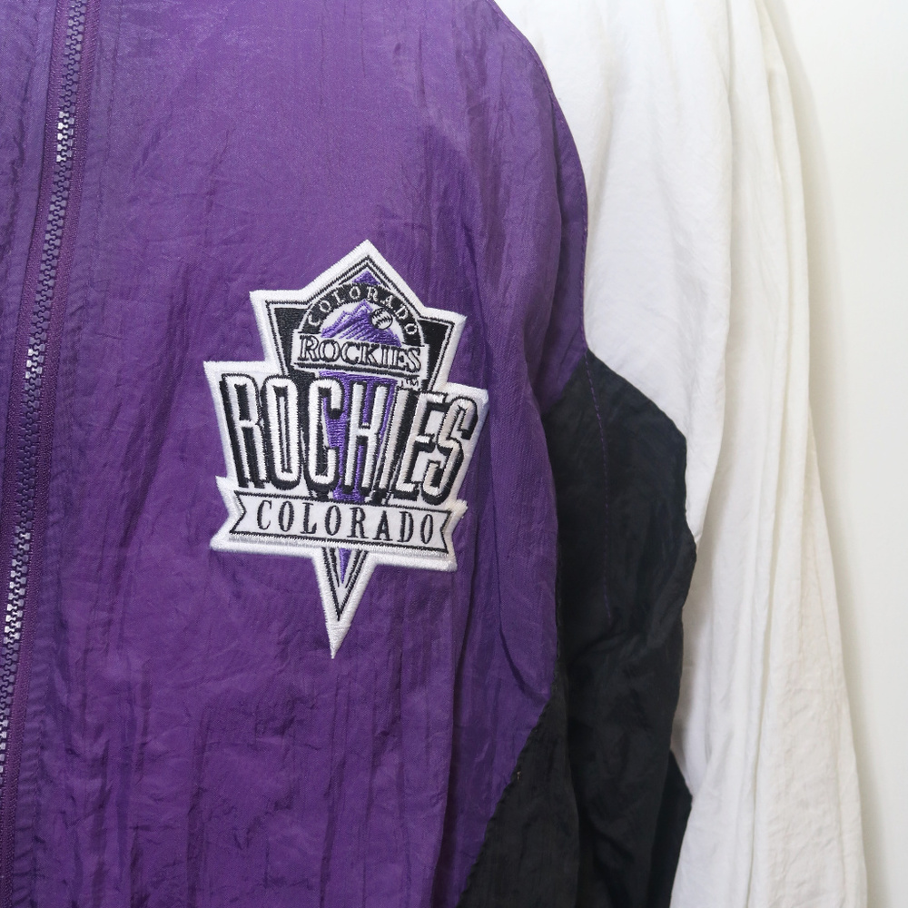 90's Vintage Logo7 "COLORADO ROCKIES" Jacket - Picture 2 of 7